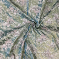 Grüner Jacquard-Strickstoff aus textilem Polyester